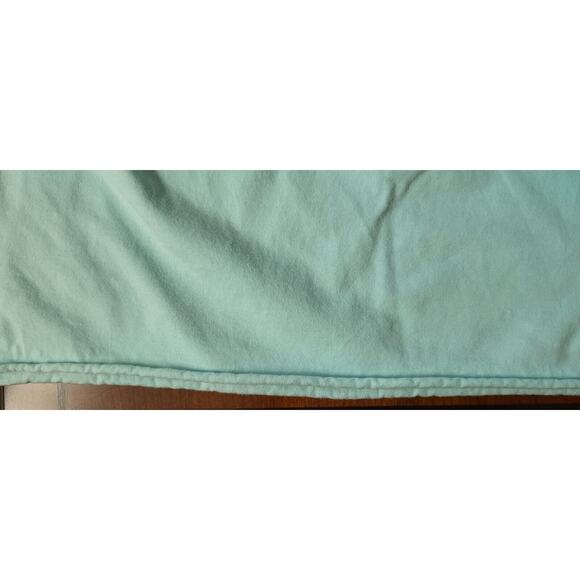 Mighty Fine Crop Top Womens S Small Light Blue Cropped Shirt Long Slv Sunshine - Picture 10 of 10